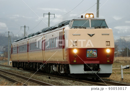 室蘭本線 長和ー有珠 JR北海道 キハ183系0番台(苗穂) 函館クリスマスファンタジー 室蘭本線 長和ー有珠 JR北海道 キハ183系0番台(苗穂) 函館クリスマスファンタジー 93053017