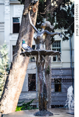 Famous ballet dancer fountain 93054415