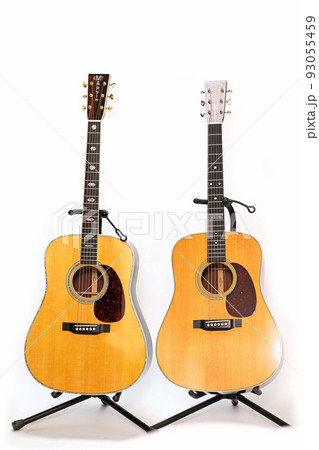 Guitar Compare Martin Martin D-28, D-41 - Stock Photo [93055459