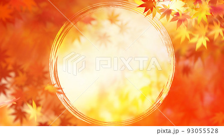 秋の和風背景 93055528