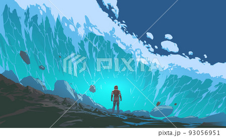 in the midst of the wave 93056951