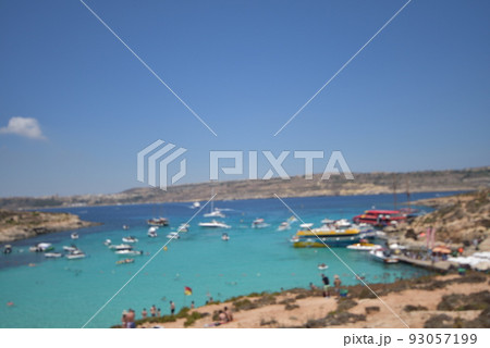 ブルーラグーン（コミノ島）マルタ共和国　地中海　 93057199