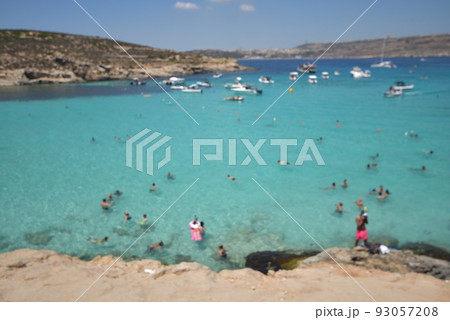 ブルーラグーン（コミノ島）マルタ共和国　地中海　 93057208