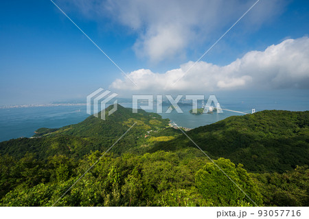 瀬戸内海の名所来島海峡 93057716