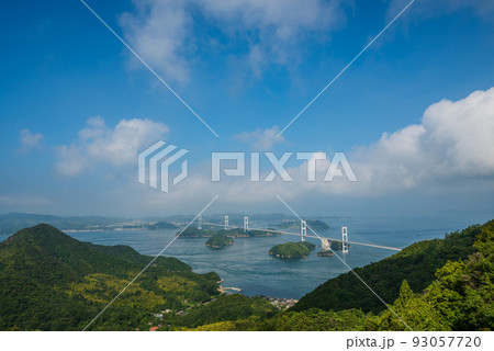 瀬戸内海の名所来島海峡 瀬戸内海の名所来島海峡 93057720