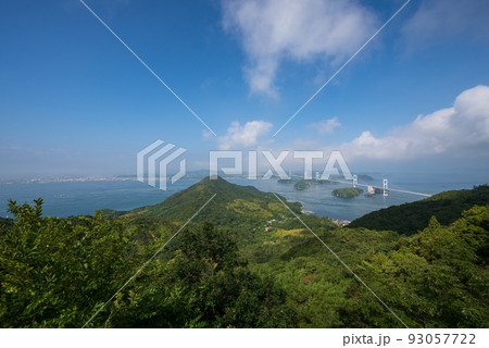 瀬戸内海の名所来島海峡 93057722