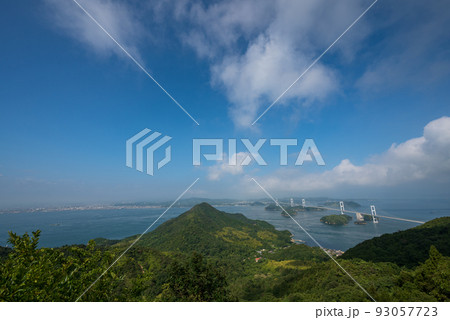 瀬戸内海の名所来島海峡 瀬戸内海の名所来島海峡 93057723