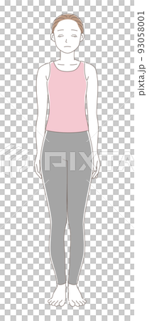 豐滿的女人全身插圖素材 豐滿的女人全身插圖素材 93058001