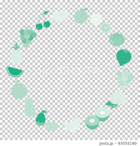 flat and simple fruit frame 93058190