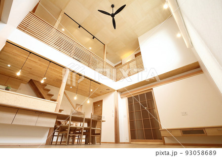 お洒落なリビングダイニングキッチン イメージ お洒落なリビングダイニングキッチン イメージ 93058689