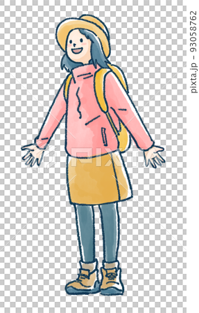 登山登山少女 登山登山少女 93058762