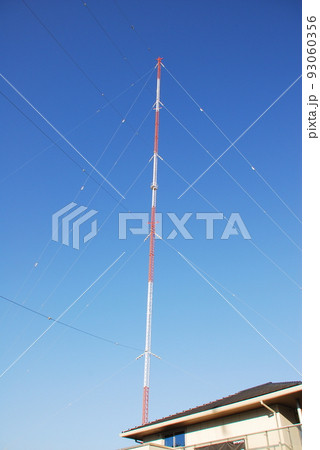 中波ラジオ放送の送信アンテナ 93060356