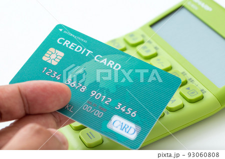 電卓とクレジットカード 電卓とクレジットカード 93060808