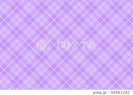 チェック柄の背景イラストイメージ 93061282