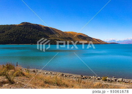 【テカポ】テカポ湖　晴れ 93061678