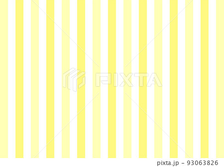 背景　濃淡ボーダー　黄色 93063826