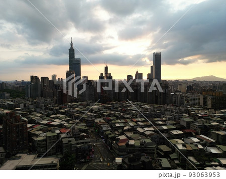 空撮 鳥瞰図 台湾 93063953