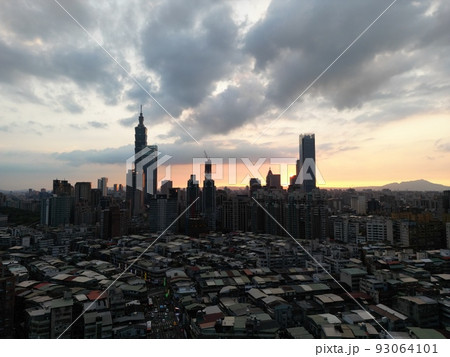 空撮 鳥瞰図 台北 93064101