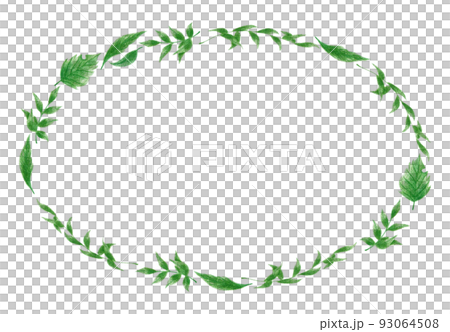 Leaf frame - Stock Illustration [93064508] - PIXTA