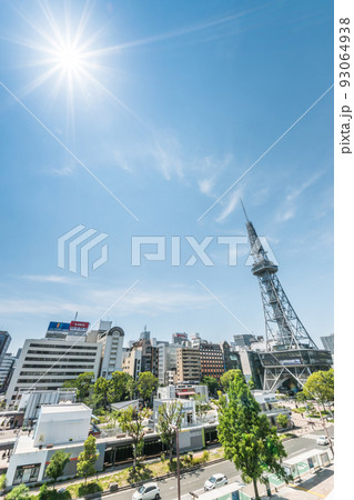 太陽とMIRAI TOWERを見るレイヤードヒサヤオオドオリパーク 太陽とMIRAI TOWERを見るレイヤードヒサヤオオドオリパーク 93064938