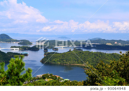 天草松島の絶景スポット「高舞登山展望所」の眺望 天草松島の絶景スポット「高舞登山展望所」の眺望 93064948
