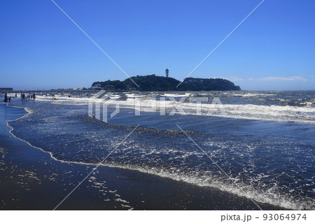 8月　藤沢334江の島と海水浴･片瀬西浜･鵠沼海水浴場 93064974
