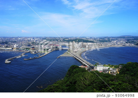 8月　藤沢358片瀬漁港と片瀬西浜・鵠沼海水浴場･江の島シーキャンドル 93064998