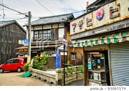 【懐かしい風景】西川と西大寺の町並み8　岡山県岡山市東区 93065574