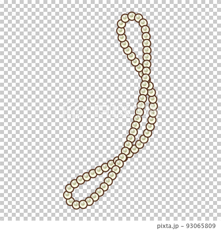 simple pearl necklace 93065809