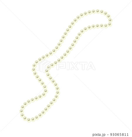 シンプルな真珠のネックレス 93065811