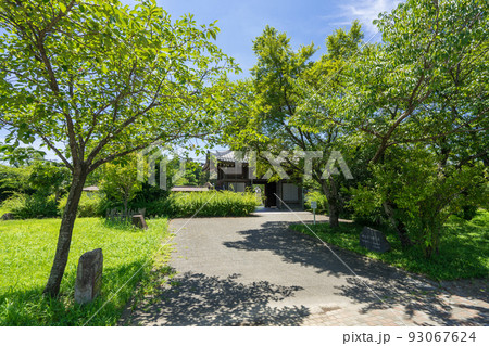 大口町 堀尾跡公園 姥堂と裁断橋  93067624