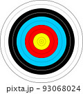 a shooting target for archery vector illustration on white background 93068024