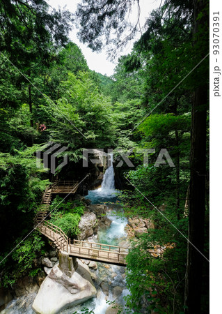 岐阜県中津川市の竜神の滝 93070391