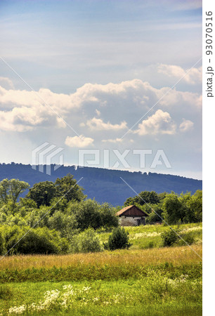 a rural landscape in Ukrainian Carpathian, Lviv region, Ukraine a rural landscape in Ukrainian Carpathian, Lviv region, Ukraine 93070516