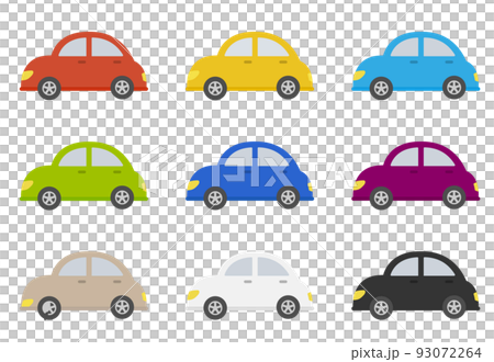 汽車插圖圖標集顏色變化 汽車插圖圖標集顏色變化 93072264