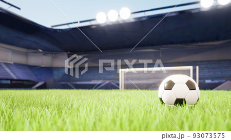 Soccer CG - Stock Illustration [93073575] - PIXTA