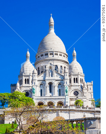 パリ サクレクール寺院 ※一部ソフトフォーカス パリ サクレクール寺院 ※一部ソフトフォーカス 93075061