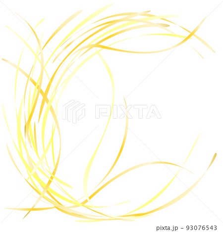 グラフィックデザイン曲線　カーブ 93076543