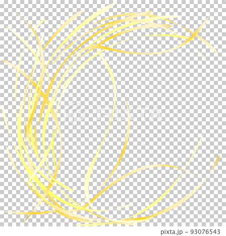 グラフィックデザイン曲線　カーブ 93076543