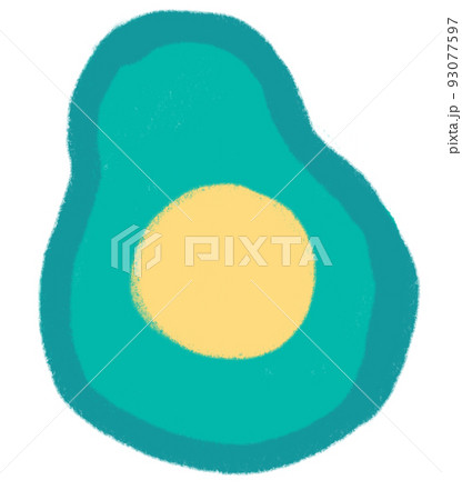 Avocado breakfast food set elements hand drawn doodle minimal style pastel color illustration Avocado breakfast food set elements hand drawn doodle minimal style pastel color illustration 93077597