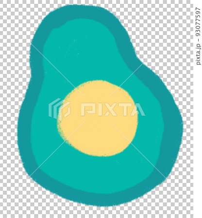 Avocado breakfast food set elements hand drawn doodle minimal style pastel color illustration Avocado breakfast food set elements hand drawn doodle minimal style pastel color illustration 93077597