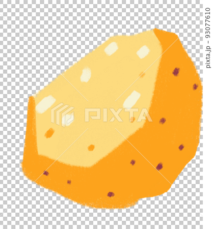 fries potatoes breakfast food set elements hand drawn doodle minimal style pastel color illustration 93077610