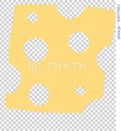 Cheese breakfast food set elements hand drawn doodle minimal style pastel color illustration 93077661