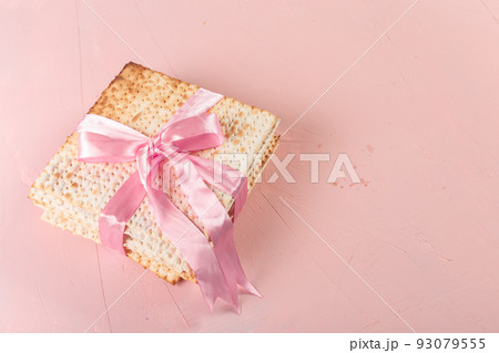Jewish traditional Passover matzo bread Jewish traditional Passover matzo bread 93079555