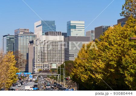 東京 丸の内のビジネス街 東京 丸の内のビジネス街 93080444