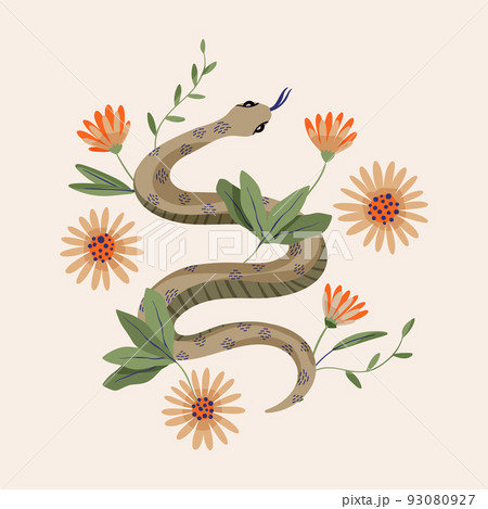 Snakes illustrations vector design 93080927