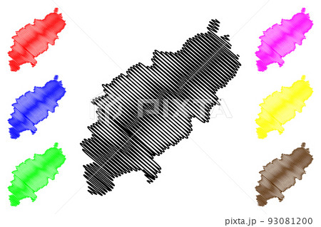 Northamptonshire map vector Northamptonshire map vector 93081200