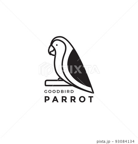 little parrot minimal logo design little parrot minimal logo design 93084134