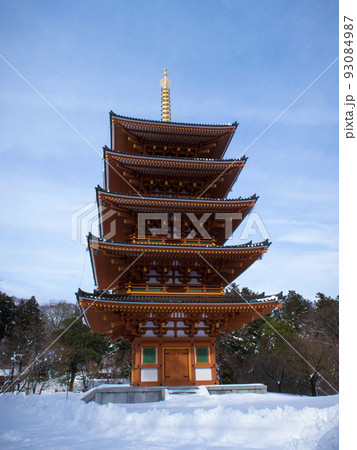 成相寺　五重塔　京都府・宮津市 93084987