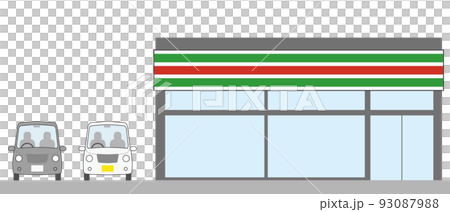店舗と車 店舗と車 93087988
